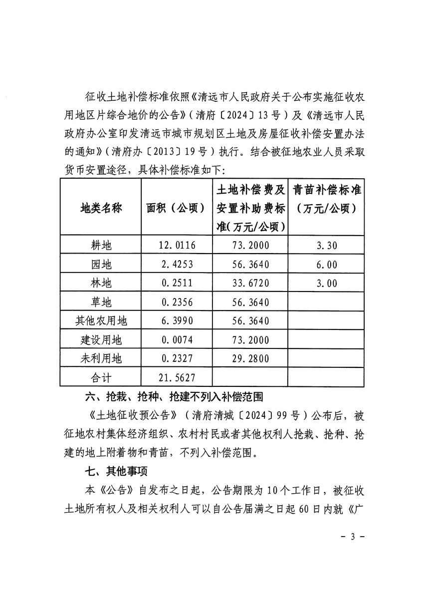 清遠市清城區(qū)2024年度第十二批次城鎮(zhèn)建設用地征收土地公告（清府清城[2024]130號）_頁面_3.jpg